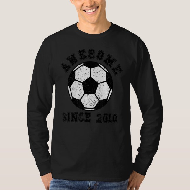 Camiseta Jogador de Futebol Co, 12 de Aniversário, 12 anos (Frente)