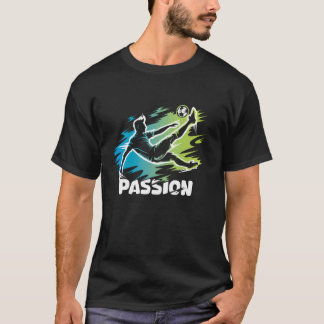 Camiseta Jogador de Futebol com Paixão - Retração Dinâmica