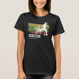 Camiseta Jogador de futebol da Equipe de futebol de Myanmar