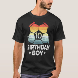 Camiseta Jogador de futebol de 10 anos 10º Aniversário Déci