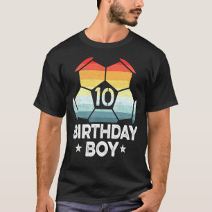 Camiseta Jogador de futebol de 10 anos 10º Aniversário Déci