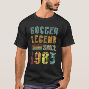 Camiseta Jogador De Futebol De 40 Anos De 1983