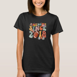 Camiseta Jogador De Futebol De Aniversário De 5 Desde 2018