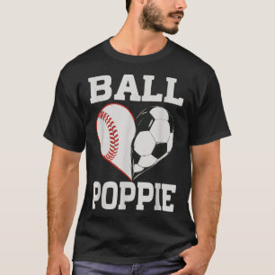 Camiseta Jogador de Futebol de Beisebol Poppie de Bola Cora