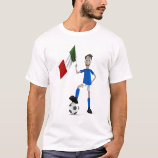 Camiseta Jogador de futebol de Italia