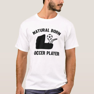 Camiseta Jogador de futebol de Nascer natural