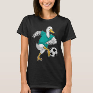 Camiseta Jogador de Futebol de Pato Futebol Esportes