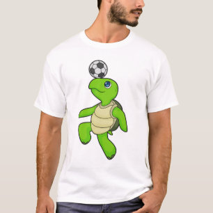 Camiseta Jogador de futebol de tartaruga