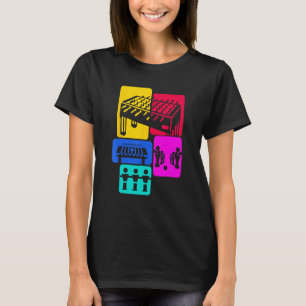 Camiseta Jogador de futebol do futebol da mesa Foosball Boy