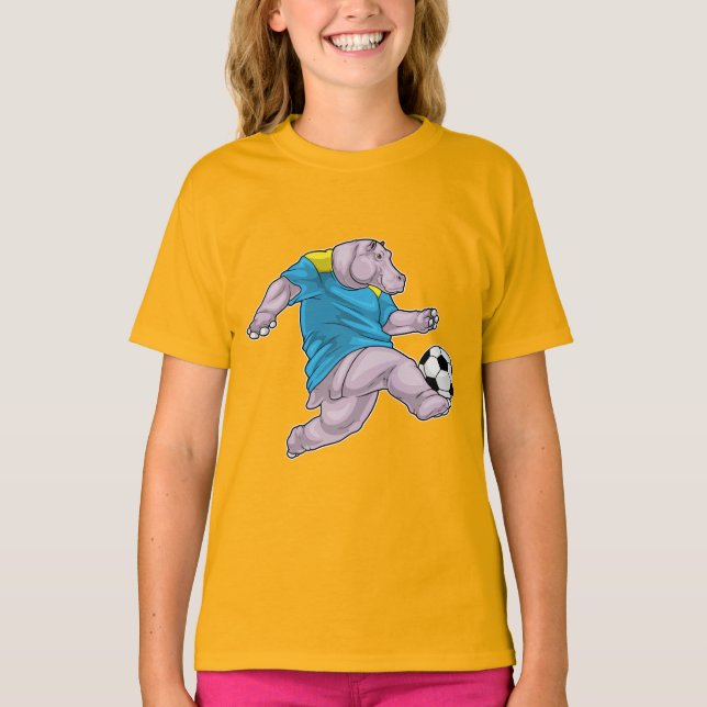 Camiseta Jogador de futebol do Hippo (Frente)