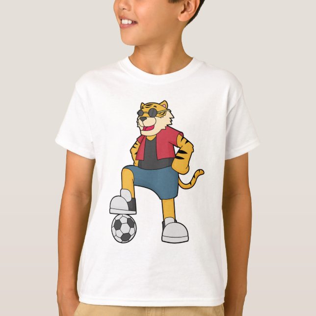 Camiseta Jogador de futebol do Tigre (Frente)