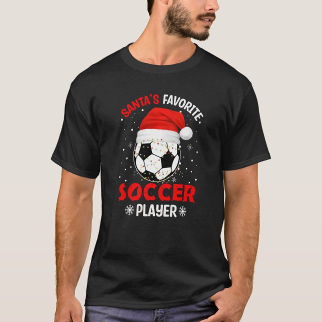 Camiseta Jogador de futebol favorito, Engraçado garoto de N (Frente)
