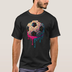 Camiseta Jogador de futebol, gotejador de adolescentes Lega