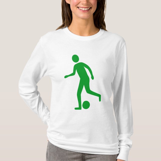 Camiseta Jogador de futebol - Grass Green (Frente)