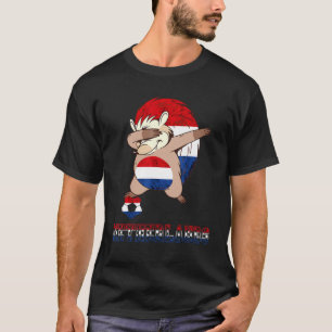 Camiseta Jogador de futebol holandês Hedgehog Bandeira hola