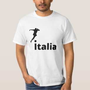 Camiseta Jogador de futebol Itália, personalizável