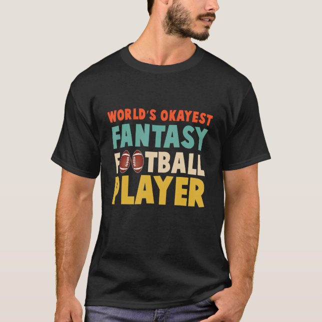 Camiseta Jogador de futebol Legal Fantas, da Fantasia Okaye (Frente)