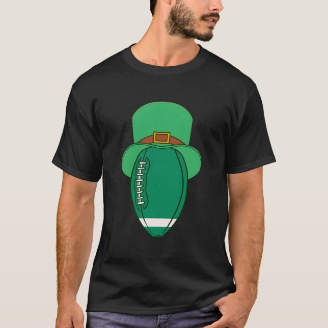 Camiseta Jogador De Futebol, Leprechaun Hat, Rua De Patrick (Frente)