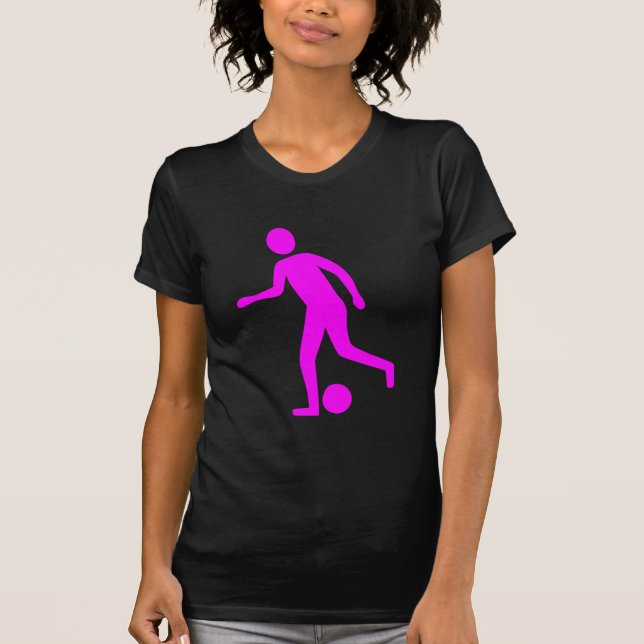 Camiseta Jogador de futebol - Magenta (Frente)