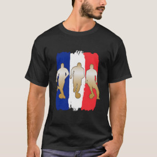 Camiseta Jogador de futebol na França - Pavilhão