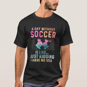 Camiseta Jogador De Futebol Para Rapariga Gagueira Chuta Ir