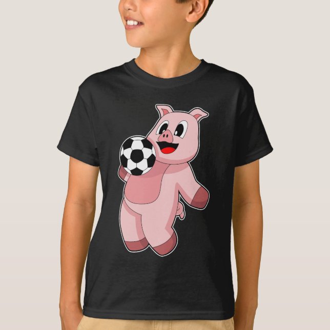 Camiseta Jogador de futebol porquino (Frente)