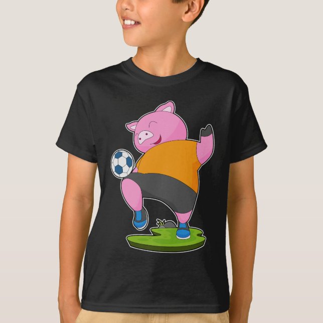 Camiseta Jogador de futebol porquino (Frente)