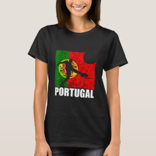 Camiseta Jogador de Futebol Português de Portugal