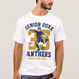 Camiseta Jogador de Futebol Sênior Dia de Partida do Time E