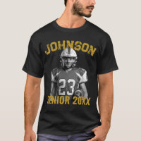 Jogador de Futebol Sênior Foto Personalizada Vinta