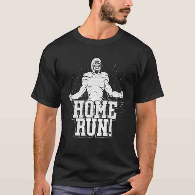 Camiseta Jogador de futebol touchdown American Football Hom (Frente)