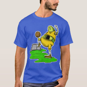 Camiseta Jogador de futebol Vegan Fruta Avocado Joga Futebo