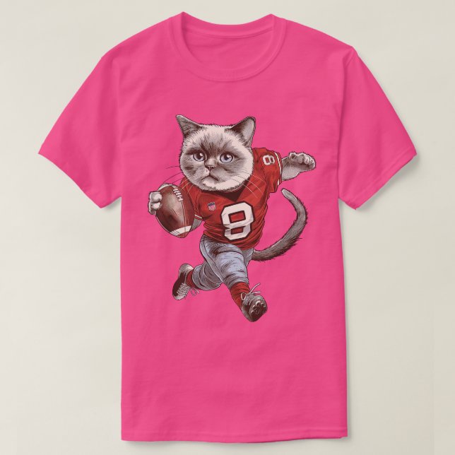 Camiseta Jogador de Gato Americano (Frente do Design)