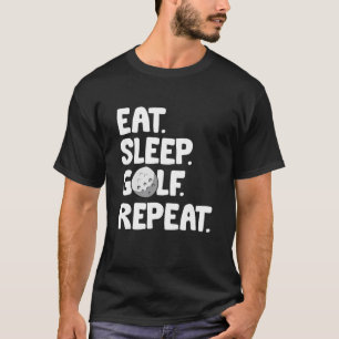 Camiseta Jogador de Golfe Comendo Golfe Repetindo Golfe