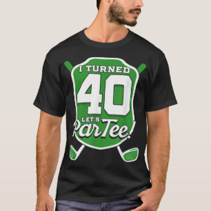 Camiseta Jogador de Golfe de aniversário de 40 anos Golfe d