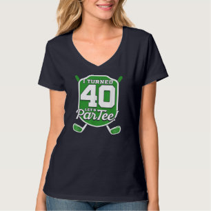 Camiseta Jogador de Golfe de aniversário de 40 anos Golfe d