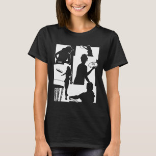 Camiseta Jogador de Golfe de Disco Engraçado Entusiasta de