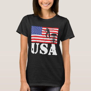 Camiseta Jogador De Golfe De Disco Incomodado Americano Fla