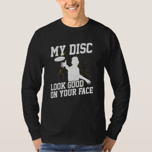 Camiseta Jogador De Golfe De Disco Parece Bom Golfista Engr