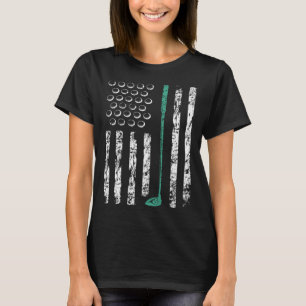 Camiseta Jogador de Golfe do Clube Patriótico dos EUA