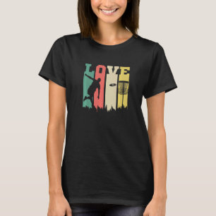 Camiseta Jogador de golfe do disco de amor Golf Player Golf