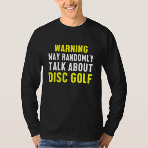 Camiseta Jogador de Golfe do Disco Determinou Golfer Funny 
