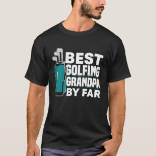 Camiseta Jogador de Golfe do Golfe Treinador Avô Golfer Pai