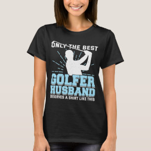 Camiseta Jogador de Golfe do Golfe Treinador Golfer Marido 