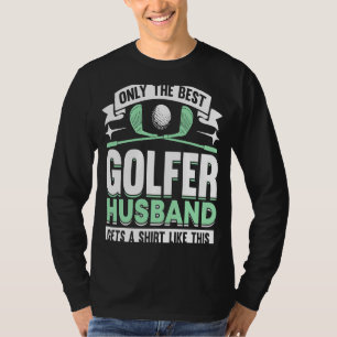 Camiseta Jogador de Golfe do Golfe Treinador Golfer Marido