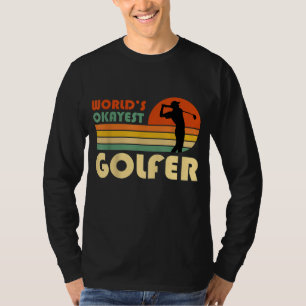 Camiseta Jogador de Golfe Engraçado de Golfe no Mundo