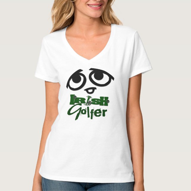 Camiseta Jogador de golfe irlandês (Frente)