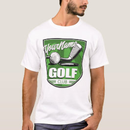 Camiseta Jogador de Golfe Personalizado