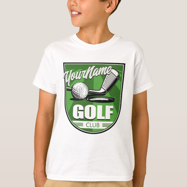 Camiseta Jogador de Golfe Personalizado (Frente)