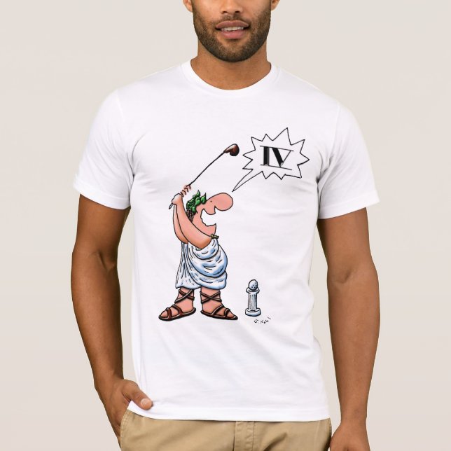 Camiseta Jogador de golfe romano (Frente)